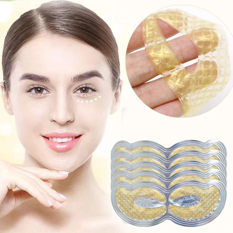 

Crystal Collagen Eye Mask Eye Patch Anti Wrinkle Anti Puffiness Face Mask for the Eye Dark Circle Remover Eye Patches Skin Care
