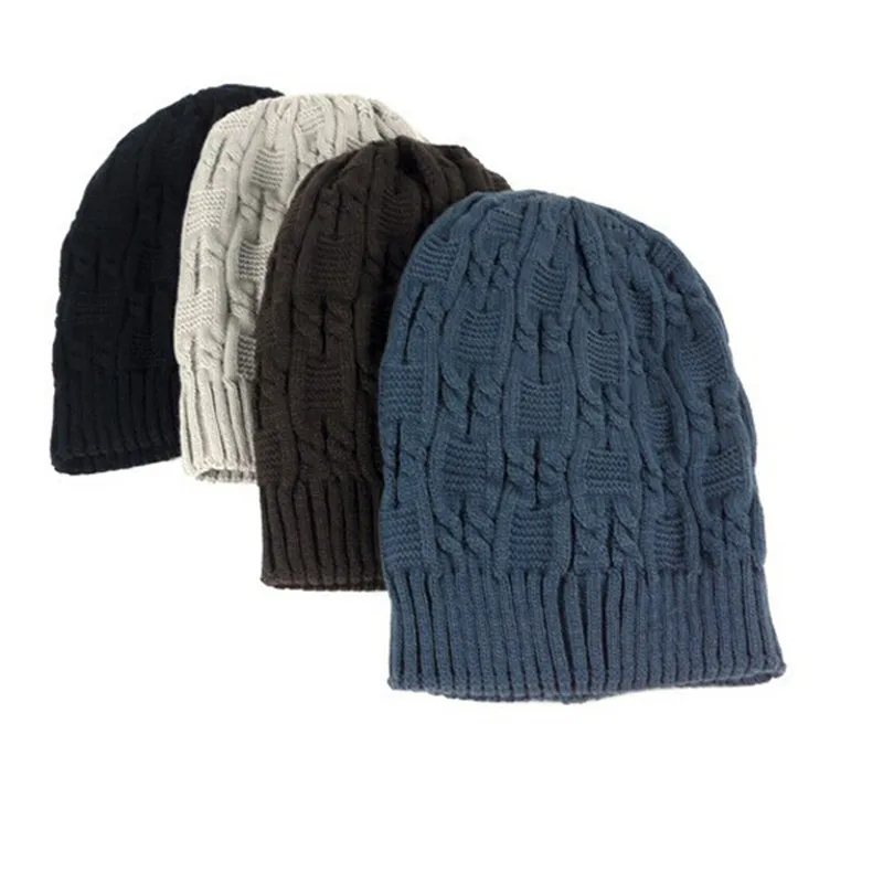Зимние женские теплые вязаные шапки бини, женские шапки на весну и осень, вязаные женские эластичные мягкие шапки ручной работы, теплые шапки