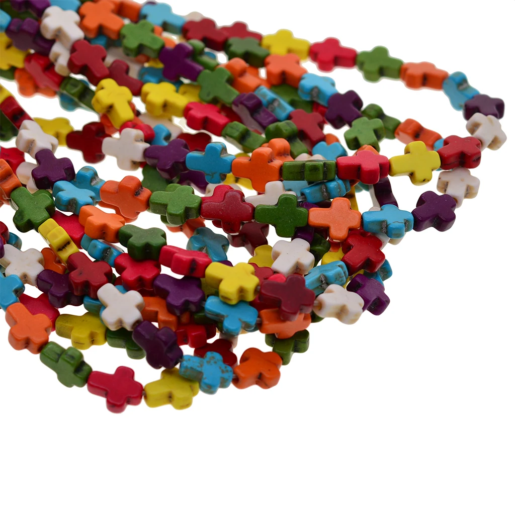 Colorful Tube / Nuggets / Turtle / Cross Natural Stone Beads Charm For Jewelry Making Loose Spacer Beads DIY Necklaces Bracelets
