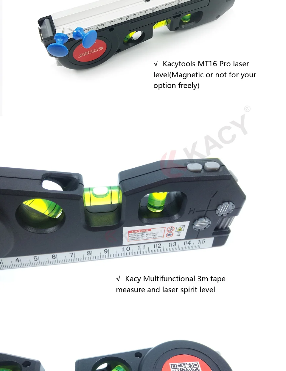 07 KACY MT16 Magnetic laser level