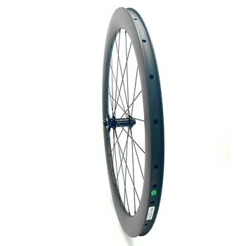 

700c carbon road wheels tubeless 38/50/60 front wheel 710g carbon disc wheel powerway CX32 cyclocross wheelset Disc Brake