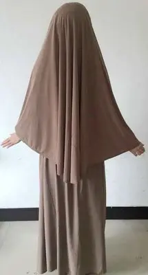 Мусульманское платье Женский комплект jubah abaya платье