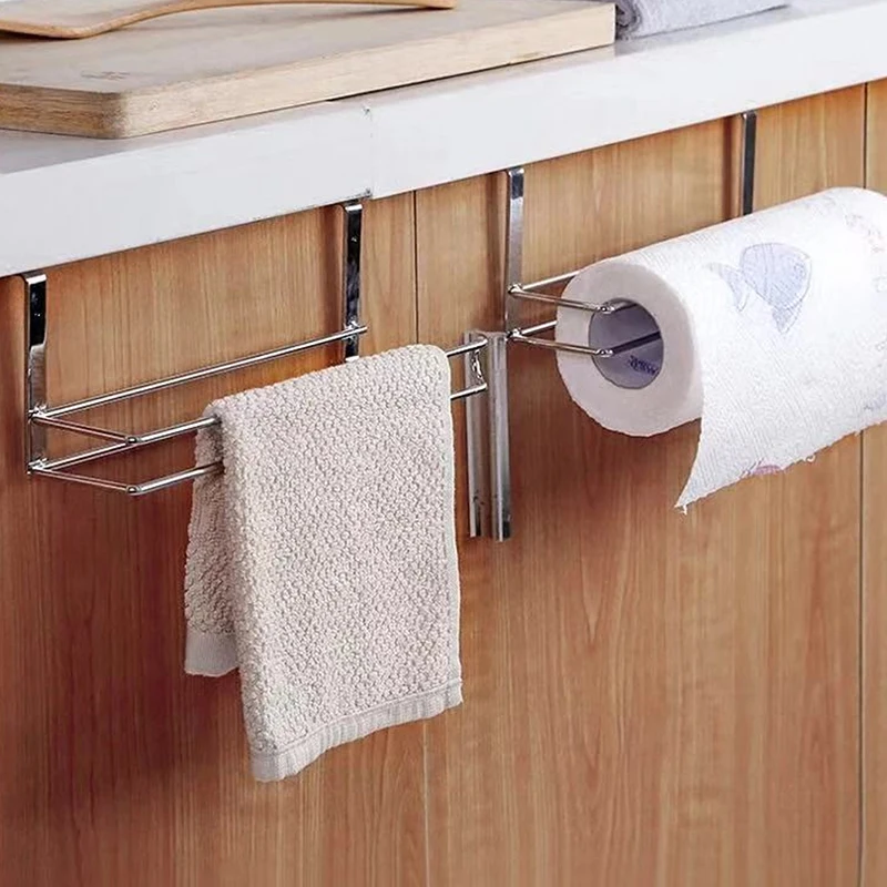 Durable New Home Kitchen Cabinet Door Hook Bathroom Toilet Roll