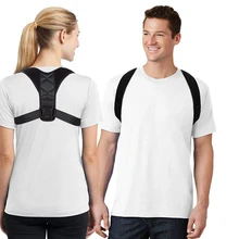 Назад Корректор осанки Для мужчин Для женщин регулируемая поза ключицы плеча Поддержка устройств Спорт Безопасность Фитнес оборудовать Для мужчин т повязку