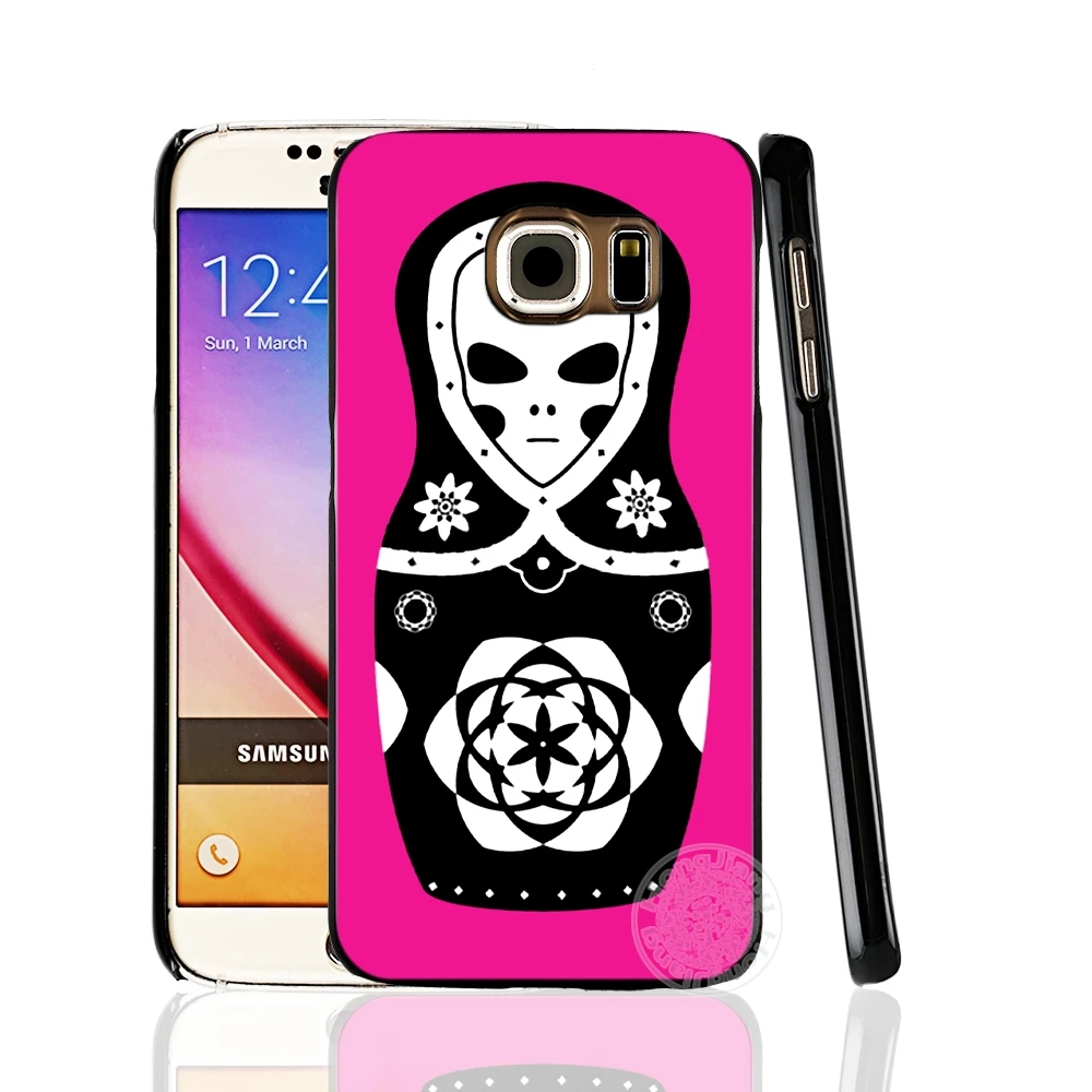 HAMEINUO русские куклы цветок чехол для мобильного телефона Samsung Galaxy S7 edge PLUS S8 S6 S5 S4 S3