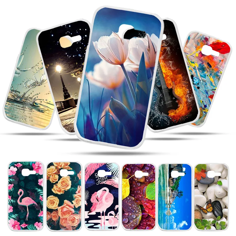 

Bolomboy Painted Case For Samsung Galaxy Star Plus S7260 Case Silicone Soft TPU Cases For Samsung S7262 Cover Wildflowers Cute