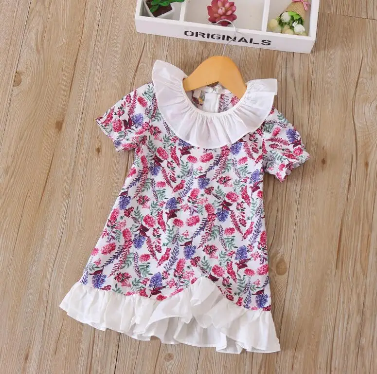 Baby Summer Dress 2018 New Girl Princess Dress Kids Costume Print Children Party Dresses Cute Fashion Girls Clothes Baby Summer Dress 2018 New Girl Princess Dress Kids Costume Print Children Party Dresses Cute Fashion Girls Clothes
