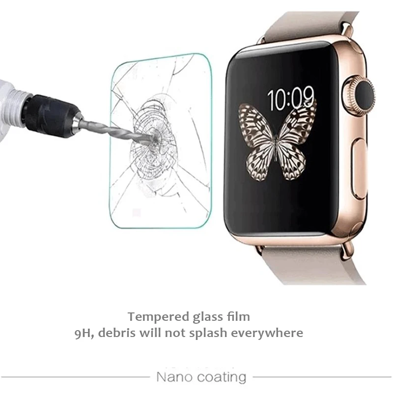 

2.5D Tempered Glass For Apple Watch Series 1 2 3 4 Screen Protector Protective Film For iWatch 38 42 40 44 mm Ultra Thin Glass