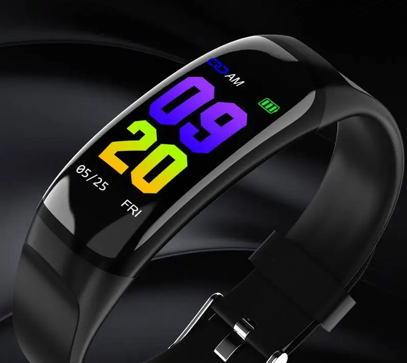 

Sports Smart Watch MK04 Blood Heart Rate Monitor Intelligent Smart Bracelet Pedometer Running IPS Touch Waterproof Smart Band