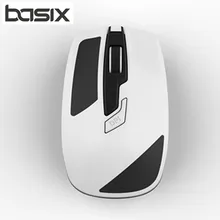BASIX New Mouse 2 4Ghz Wireless Optical Mouse Mute 1000 DPI for Mac PC Laptop Computer