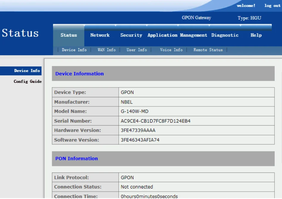 50 шт б/у Alcatel Lucent G-140W-MD GPON ONU с 1GE+ 3FE+ WiFi+ 1Tel, английская версия