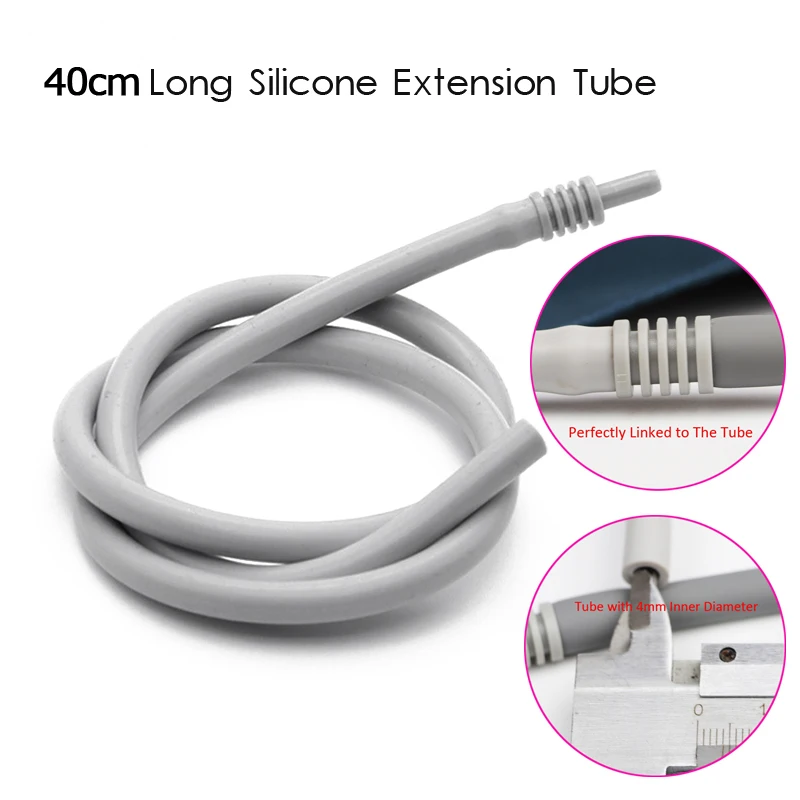 

Silicone 40cm Extension Tube Adaptor for Blood Pressure Monitor Tonometer BP Cuff Arm Aneroid Sphygmomanometer