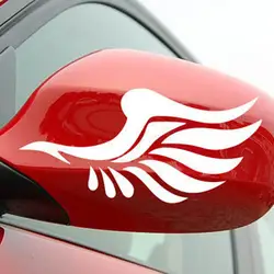 Отражающий персонализированный автомобильный наклейки светоотражающие наклейки зеркало моды пара крыльев Тюнинг автомобилей для MAZDA 2 3 5 6