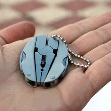 Portable Multifunction Folding Plier,Stainless Steel Foldaway Knife Keychain Screwdriver,Camping Survival Tools