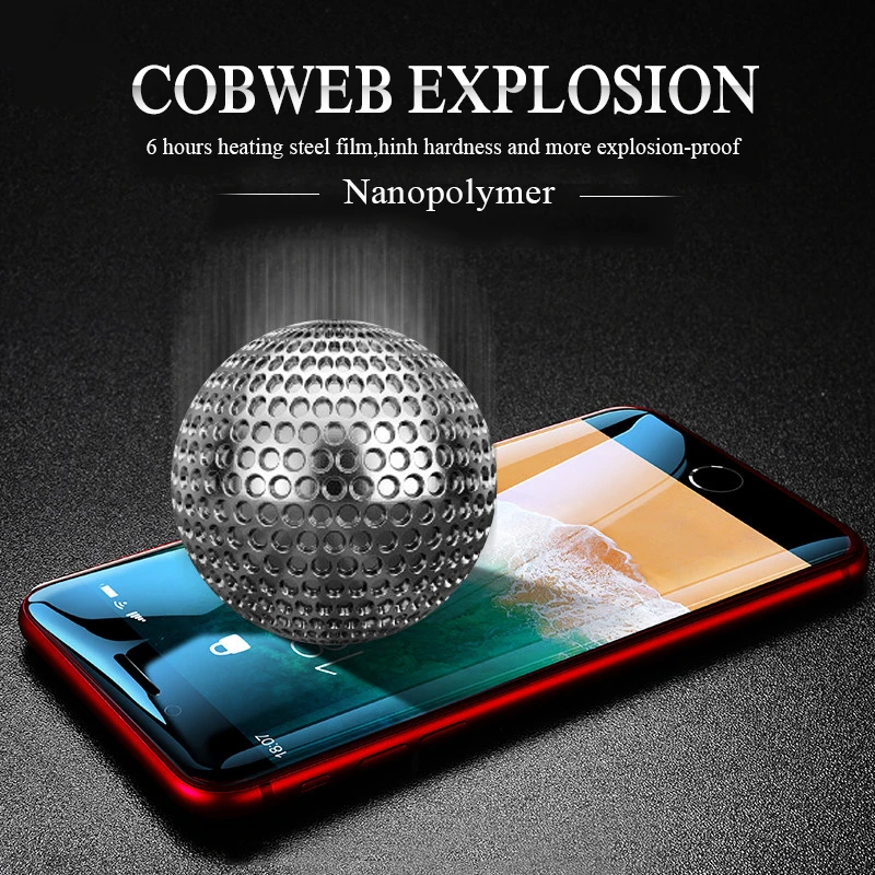 Защитное стекло с изогнутым краем 11D для iPhone 7 8 6 S Plus закаленное защитное айфон