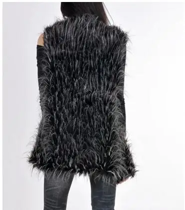 Новейшая модель; S/3Xl Для женщин; сезон весна-осень; Модные жилеты из искусственного меха большие Размеры из искусственного меха Жилеты женские смеситель Цвет жилет пальто K225