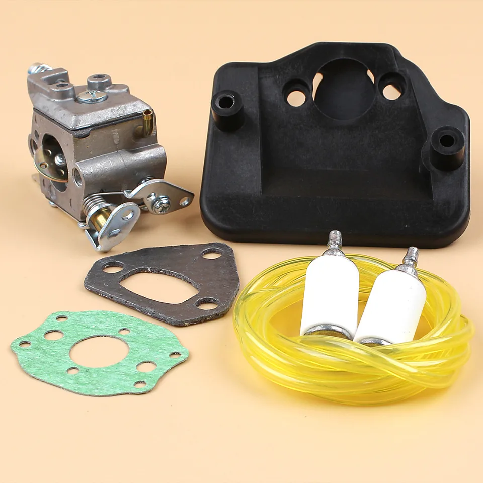 Haishine Filtro Aria Gas Carburante Filtro del Carburante Kit di Riparazione Candela Fit Husqvarna 142 141 137 136 36 41 Motosega Haishine Filtro Aria Gas Carburante Filtro del Carburante Kit di Riparazione Candela Fit Husqvarna 142 141 137 136 36 41 Motosega
