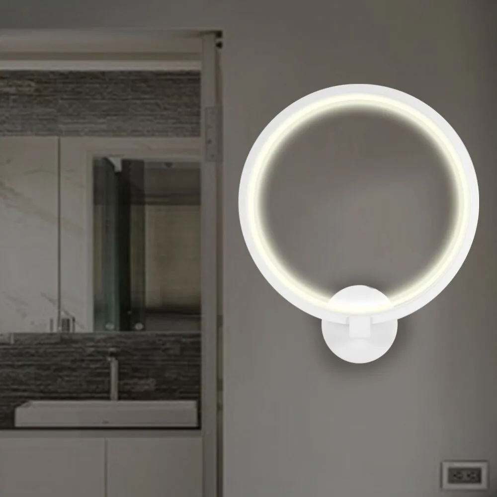 

Wall Lamps Light Nordic Creative for Living Room Bedroom Bedside Lighting Bracket Wall Lamp For Bedroom Round Reading Wall Light