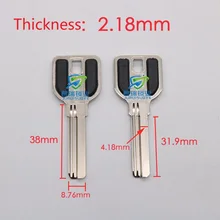 10 шт. х Home ключ эмбрион левой и правой слот пустой ключ замена лезвия Длина 38 мм JF096/97