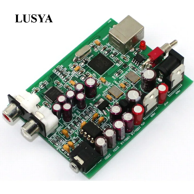 

Lusya XMOS U8+AK4490 Module NE5532 USB DAC Decoder Audio Card Support for 16-32bit 192kHz G9-005