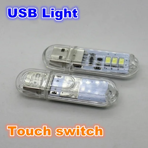 5 шт. 3LED usb Ночная переносная лампа usb зарядки для мобильных устройств лампа для внешний аккумулятор для компьютера ноутбука