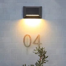 Thrisdar 6 Вт Водонепроницаемый светодиодный настенный светильник IP65 открытый сад крыльцо свет стеновой в коридоре коридор, отель тропинка передняя дверь настенный светильник