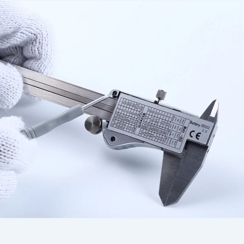 스테인리스 스틸 전자 디지털 버니어 캘리퍼스, 내구성 측정 눈금자, IP54 방수, 8 인치, 200mm, 0.01mm, 무료 배송
