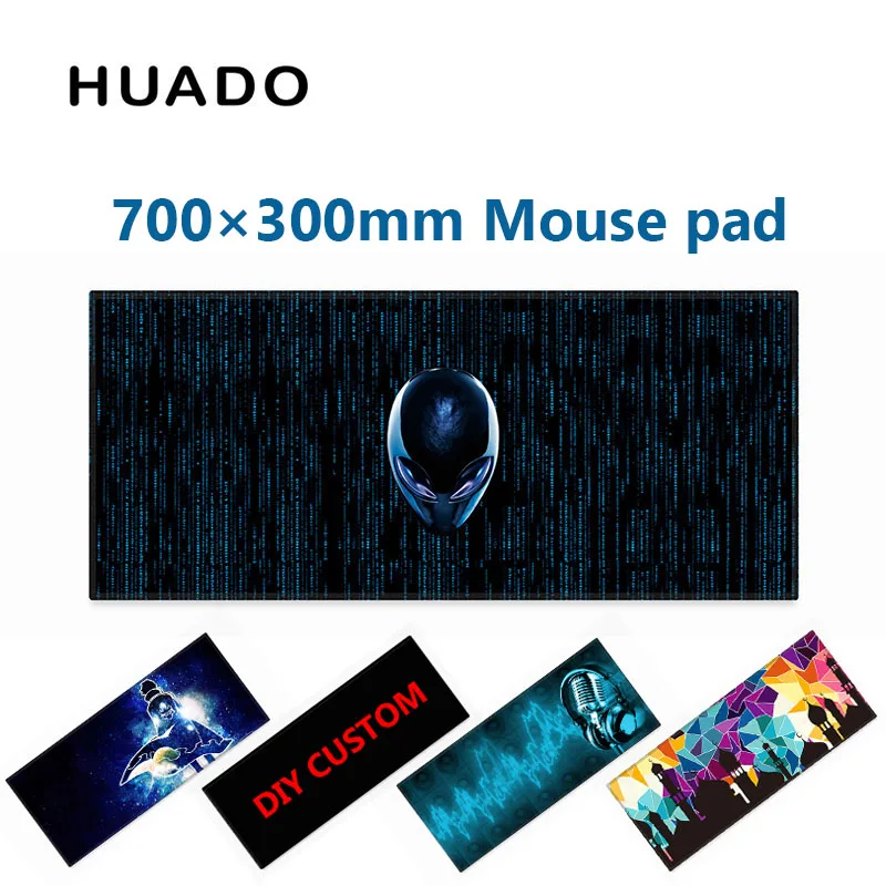  Rubber Gaming Mouse Pad keyboard mat mousepad 700*300mm desk mat for world of tanks/ cs go/ dota 2/