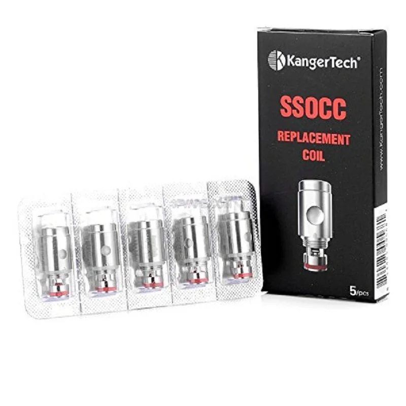 

5pcs/lot Kangertech SSOCC Coil 100% Original Subtank Mini-C Vertical Replaceable Coil Head for Subtank Mini NEBOX SUBVOD