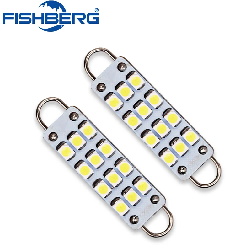 

20pcs Led 561 562 Light 43mm 44mm 3528SMD Rigid Loop LED Dome Cargo Door Light for Chrysler 300 Aspen Sebring Voyager