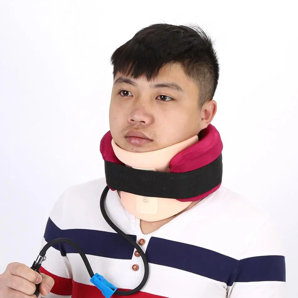 Buy Cervical Neck Traction Device Air Cushion Velvet