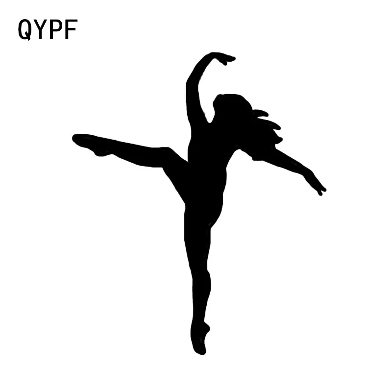 

QYPF 10.2*12.1 Aerobic Exercise Gymnastics Sport Decor Car Sticker Accessories Vinyl Extreme Movement C16-2098