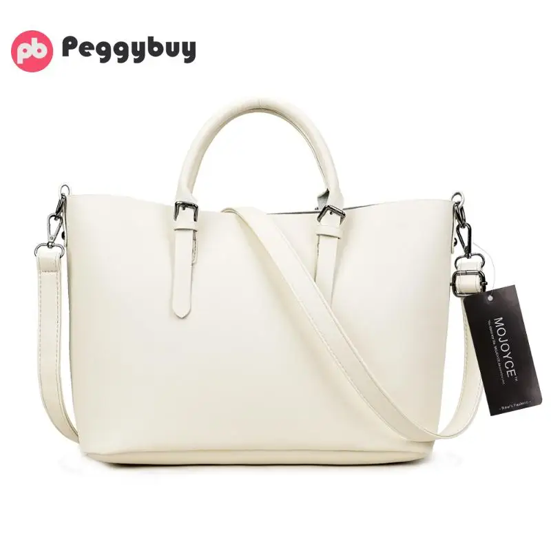 

European Style Women PU Leather Handbag Simple Shoulder Crossbody Bag Big Shoulder Bags For Woman Hobos Women Bag Bolso Mujer