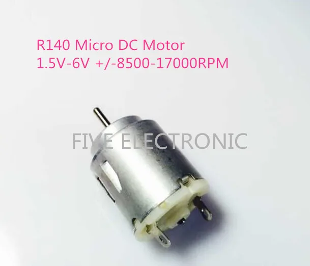 Микро двигатель постоянного тока R140 1 5 6 В +/ 8500 17000 об/мин использовать для