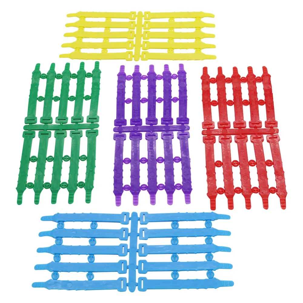 Adjustable 8-23 mm Chicken Foot Ring Chicken coop Poultry Identification rings Feeding supplies 5 Colors ring 50 Pcs