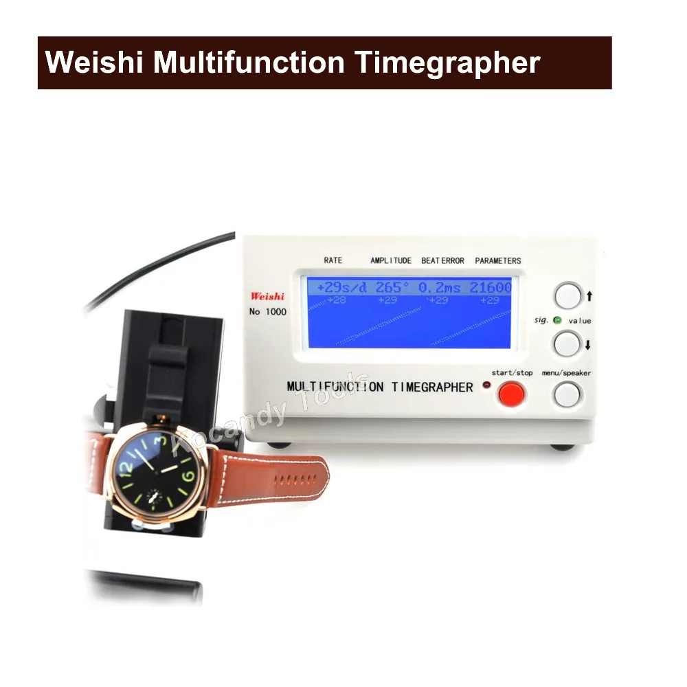 № 1000 механические часы Timegrapher, мульти-функциональный часы сроки Тесты Timegrapher