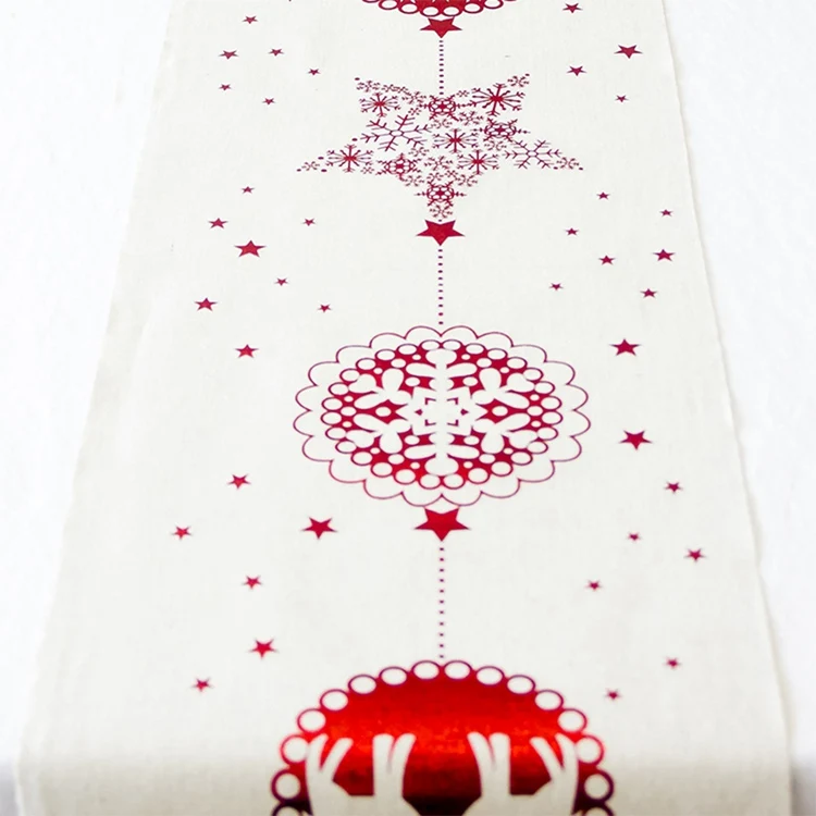 Йориу рождественские украшения для дома гобелен прямоугольная настольная дорожка Рождественский подарок Красный снежинка олень счастливый год - Цвет: Style 5