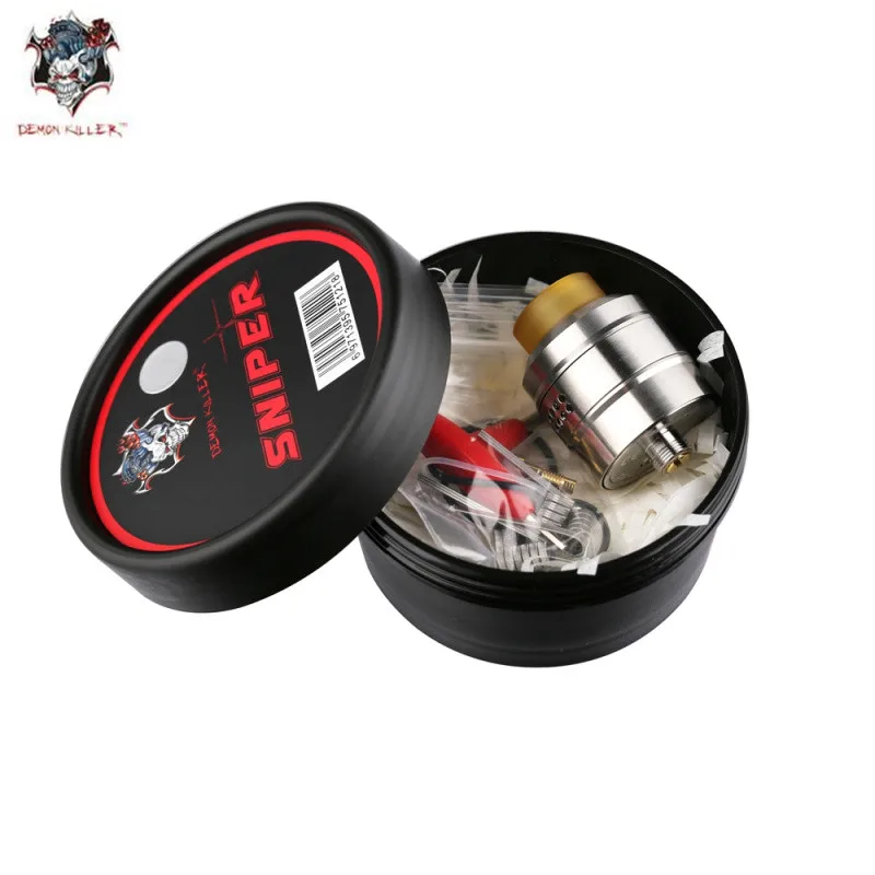 

Demonkiller Sniper RDA 24mm Tank Atomizer rda Double core Rebuildable Dripping freestyle coil Vaporizer