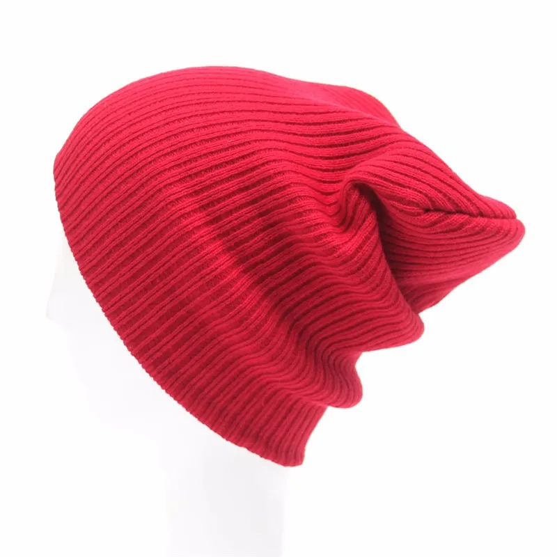 New Fashion Women/Men Knitting Beanie Stretch Cap Hats Hip-Hop Winter Warm Caps Unisex Women Feminino Bone