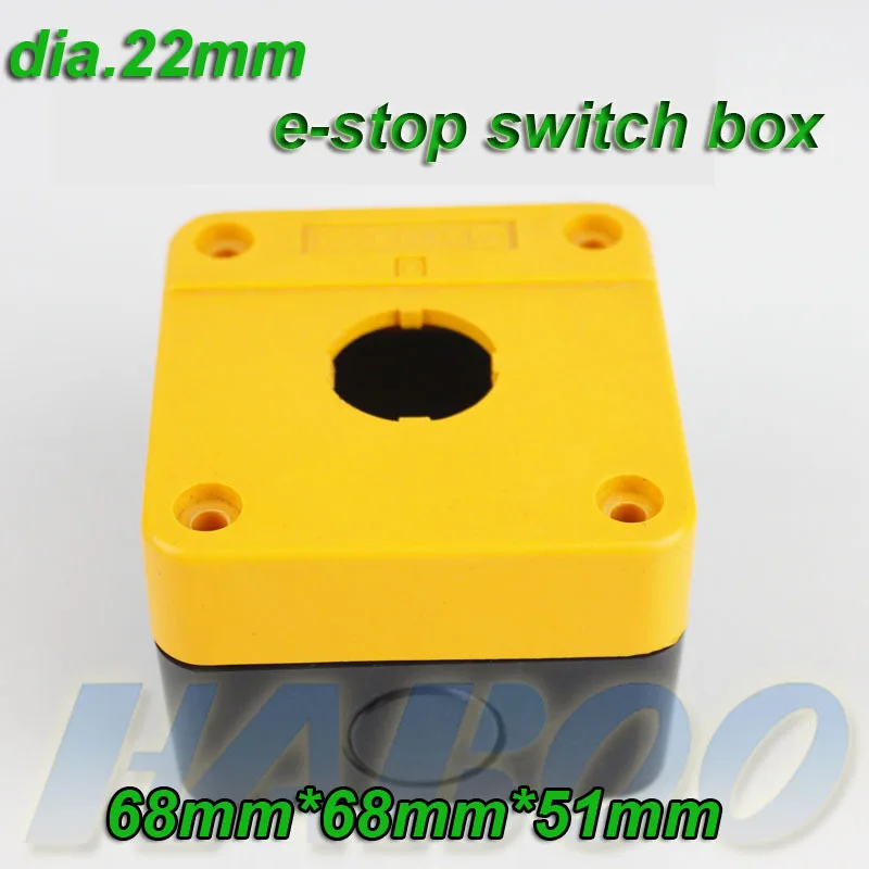 5 шт./лот XB2 аварийный стоп переключатель с одним отверстием 22 мм|switch|holehole box |