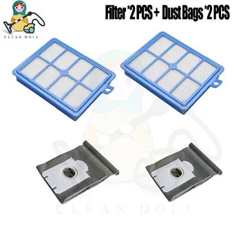 

4-PACK HEPA S-filter Filter bags S-bag bags For Philips FC9050-FC9079 FC9150-FC9179 FC9180-FC9199 FC8720 -FC8729 vacuum parts