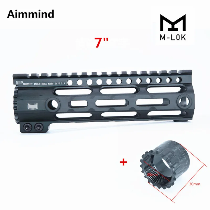 Низкая цена обработки AR 15 M4 M LOK MLOK 7 &quotдюймовый бесплатный поплавок Handguard