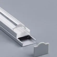 58 м(29 шт.) в партии, 2 м за штуку, AP2016 светодиодный алюминиевый профиль для потолка, алюминиевый светодиодный профиль, анодированный светодиодный полосы света