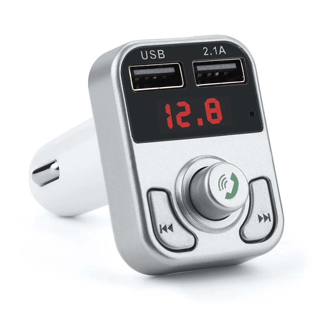 5V 2.1A USB Зарядное устройство 12 V-24 V Bluetooth FM передатчик, автомобильный комплект свободные руки автомобильный Стайлинг MP3 музыкальный плеер FM модулятор# P
