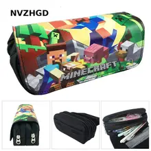 Ограниченное предложение Новый Bolsas де Regalo тема игры мозаика карандаш двойная молния высокое качество студент бланка школьные канцелярские принадлежности