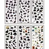 6 Sheets/pack Black Cat Decorative Stationery Stickers Scrapbooking Diy Diary Album Stick Lable ► Photo 2/2