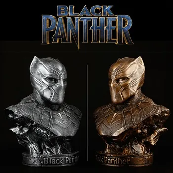 

35CM Avengers 3 Infinity War Black Panther Super Hero Dolls Toys Resin Action Figure Collectible Model Toy Kids Gift Statue Bust