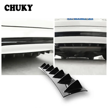 

CHUKY Car Rear Bumper Chassis Shark Fin 7 Wings Deflector Modified Spoiler For Audi a3 a4 b6 b8 b7 b5 a6 Volkswagen VW Polo Golf