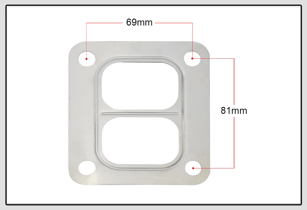 Из нержавеющей Steel304 прокладка T4 Turbo входе турбины разделен прокладка для T04 турбо HQ турбо входе прокладкой