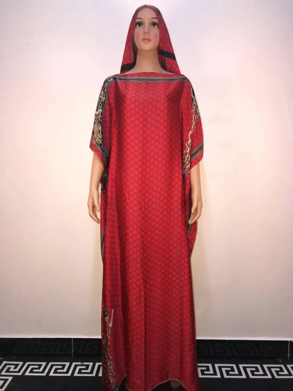 Горячая Распродажа 2019 летнее мусульманское женское длинное платье высокого качества размер 145 см длина модное Африканское платье для